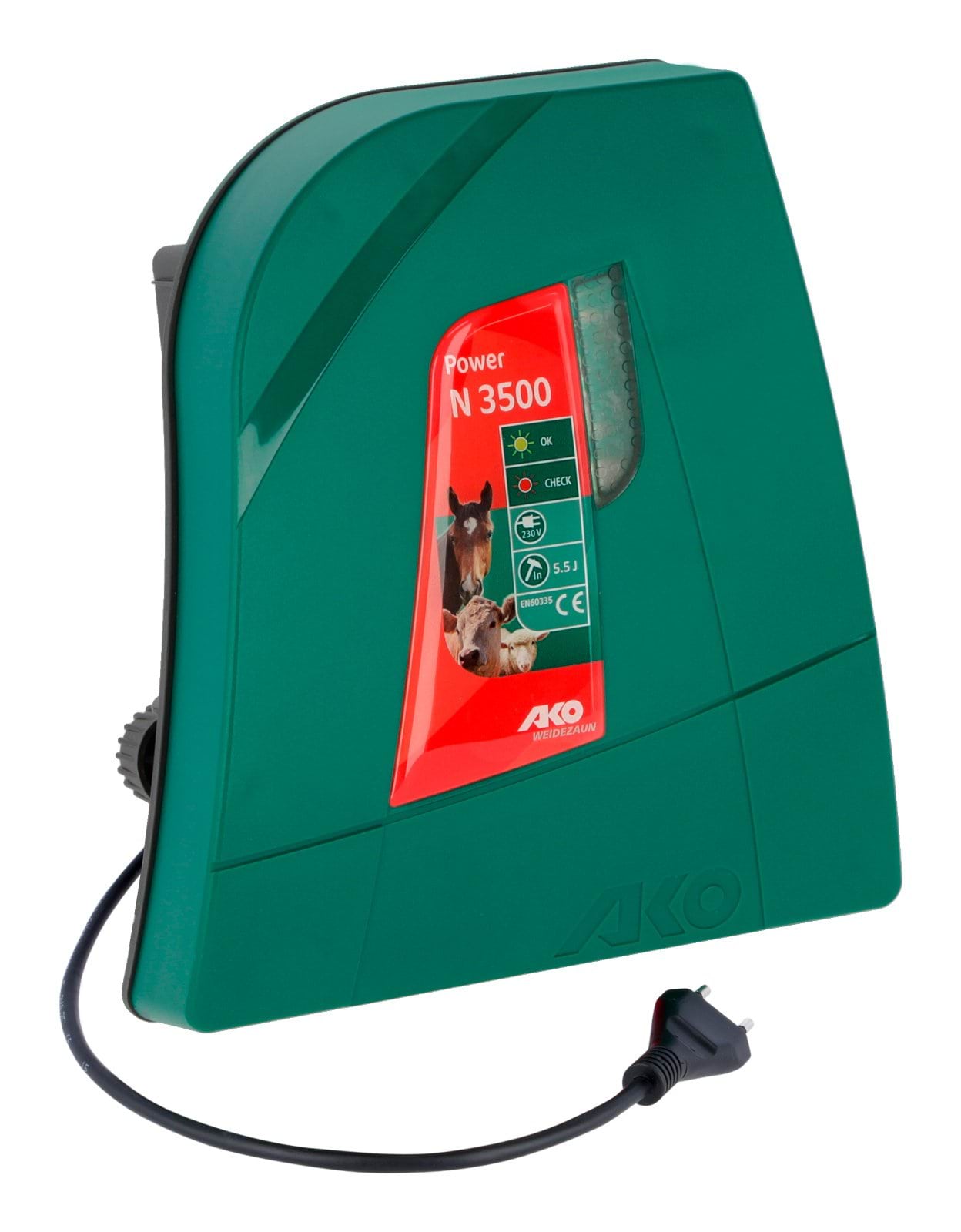 Elektryzator sieciowy Power N3500, dla dzików, bydła, owiec i kóz, 5.5 J, AKO - Cavalo